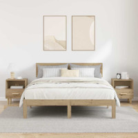 Produktbild för Nattduksbord 2 pcs Artisan Ek 40 x 35 x 47 cm Konstruerat trä
