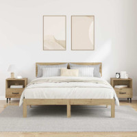 Produktbild för Nattduksbord 2 pcs Artisan Ek 40 x 35 x 47,5 cm Konstruerat trä