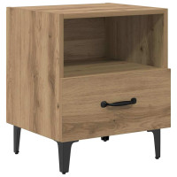 Produktbild för Nattduksbord 2 pcs Artisan Ek 40 x 35 x 47,5 cm Konstruerat trä
