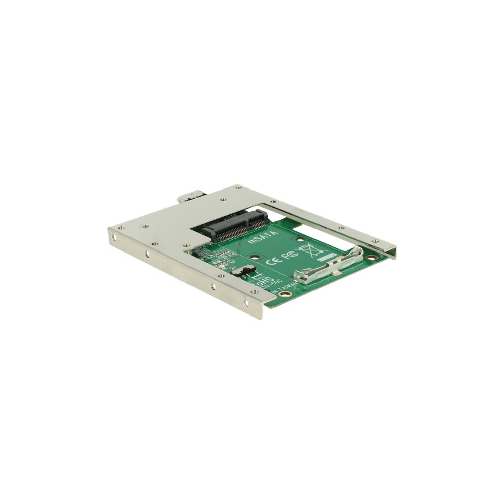 Produktbild för Delock Converter USB 3.0 > mSATA with 2.5″ Frame - kontrollerkort - mSATA - SATA 3Gb/s, USB 3.0