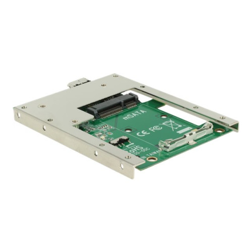 DeLOCK Delock Converter USB 3.0 > mSATA with 2.5″ Frame - kontrollerkort - mSATA - SATA 3Gb/s, USB 3.0