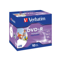 Produktbild för Verbatim DataLifePlus - DVD+R x 10 - 4.7 GB - lagringsmedier