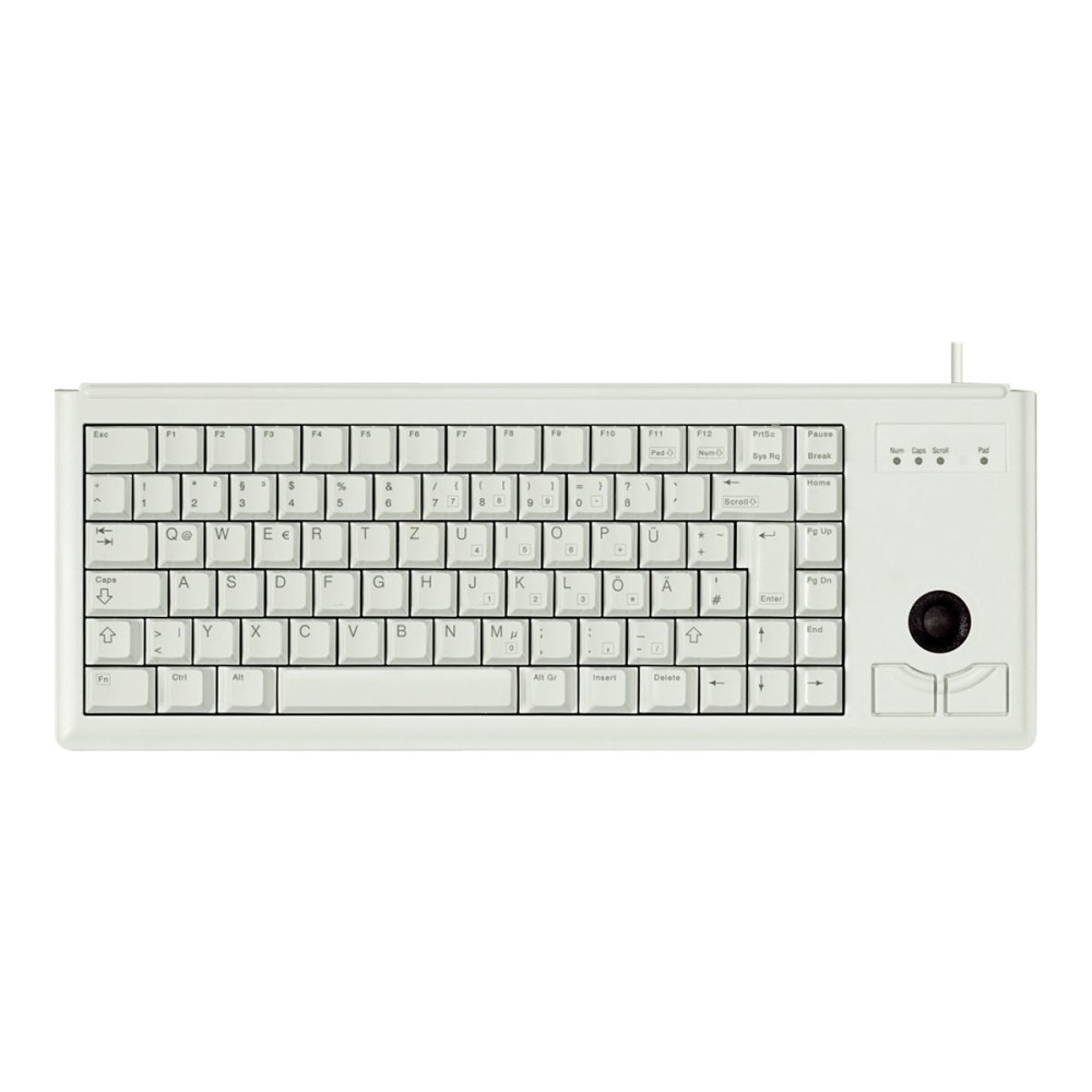 Produktbild för CHERRY Compact-Keyboard G84-4400 - tangentbord - tysk - ljusgrå Inmatningsenhet