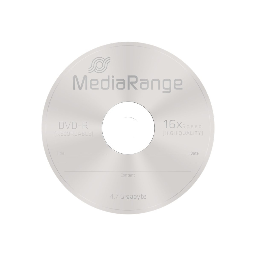 Produktbild för MediaRange - DVD-R x 25 - 4.7 GB - lagringsmedier