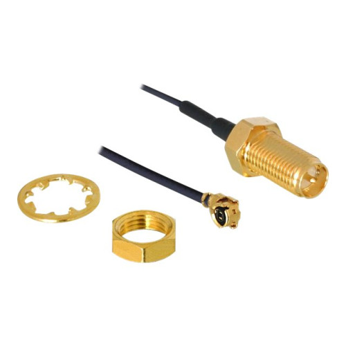 DeLOCK Delock HF Antenna Connection for Installation - antennkabel - 35 cm - svart