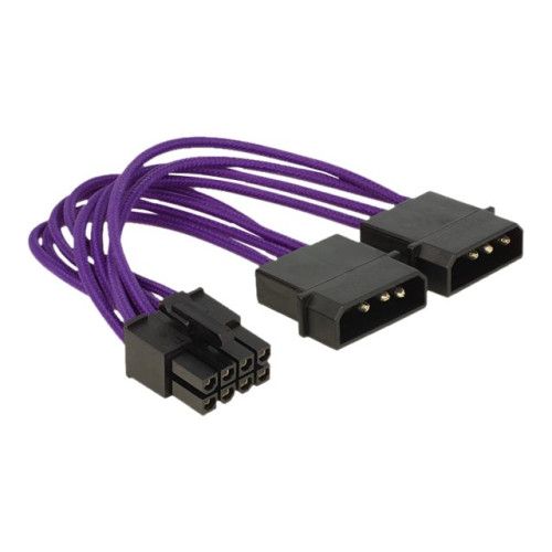 DeLOCK Delock - strömadapter - 4 pin intern effekt till 8-stifts EPS12V - 15 cm