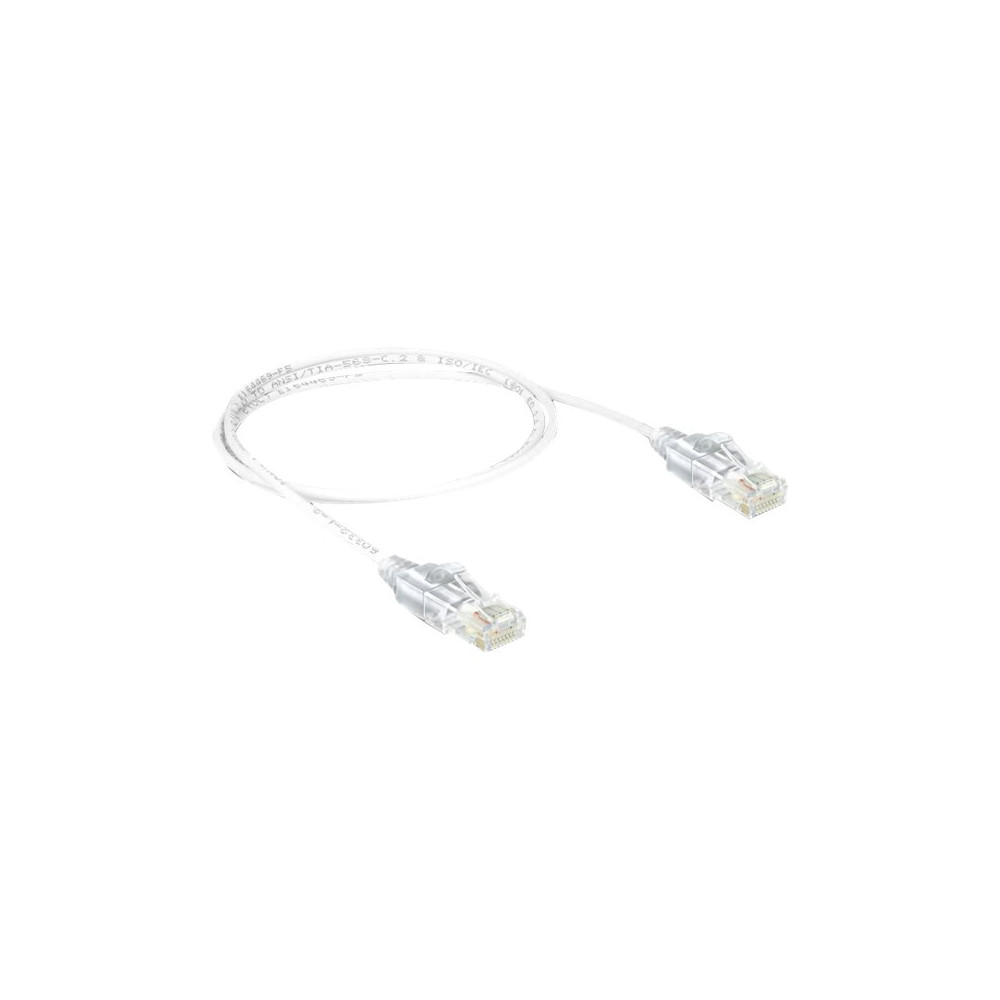Produktbild för Delock patch-kabel - 1 m - vit