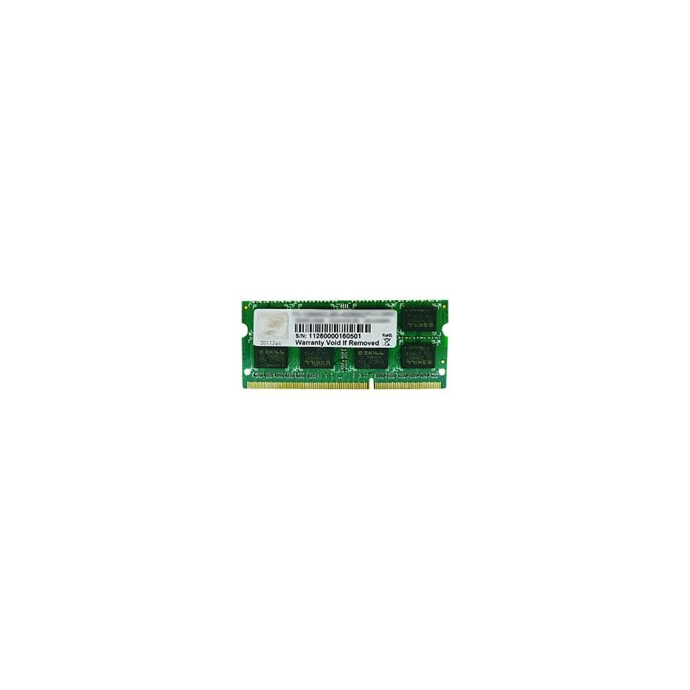 Produktbild för G.Skill SQ Series - DDR3 - modul - 4 GB - SO DIMM 204-pin - 1600 MHz / PC3-12800 - ej buffrad