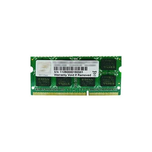 G.Skill G.Skill SQ Series - DDR3 - modul - 4 GB - SO DIMM 204-pin - 1600 MHz / PC3-12800 - ej buffrad