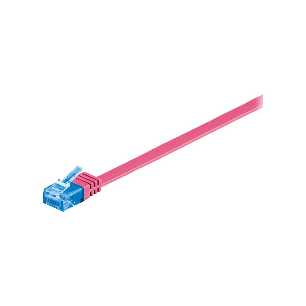 Produktbild för goobay patch-kabel - 2 m - magenta