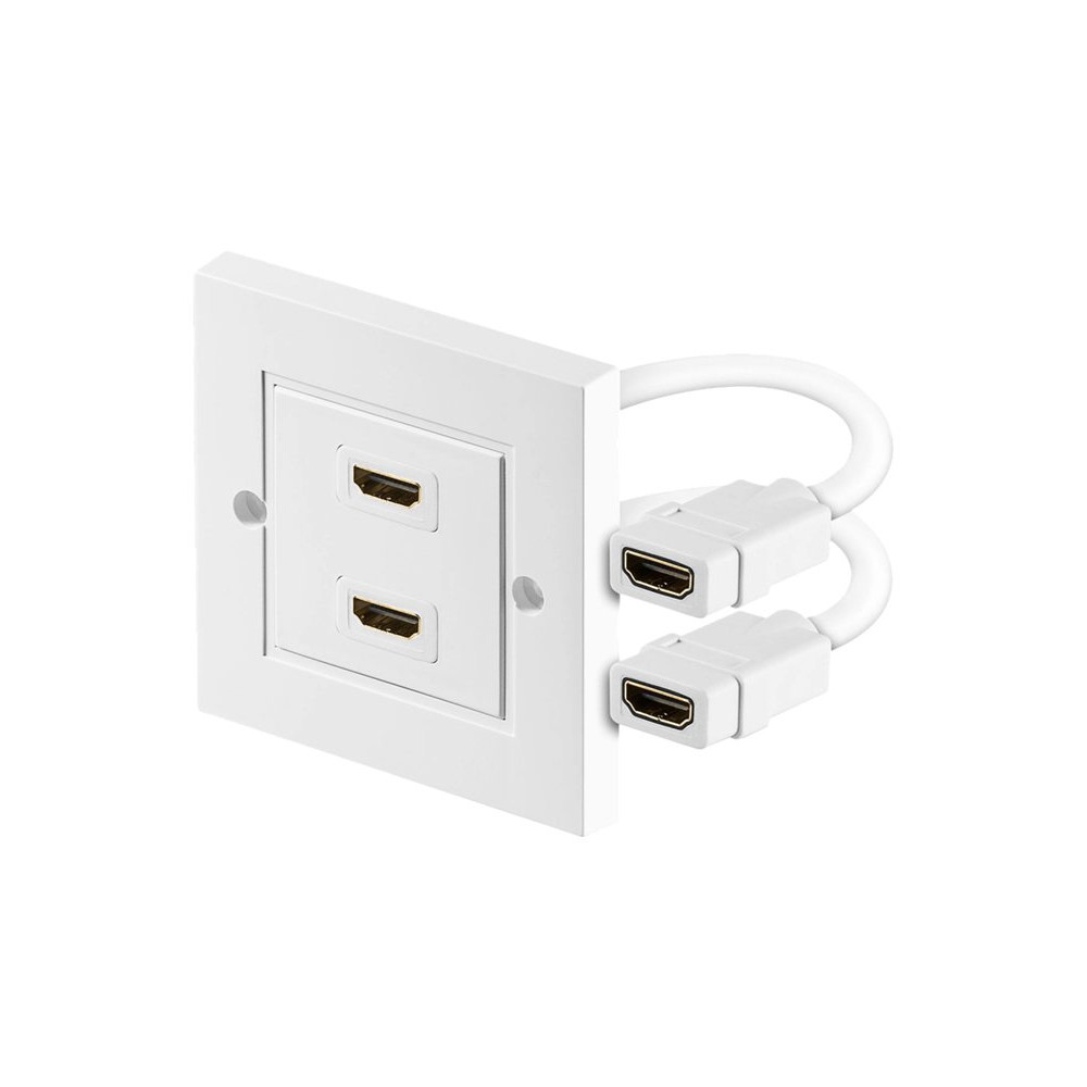 Produktbild för goobay HDMI väggplatta
