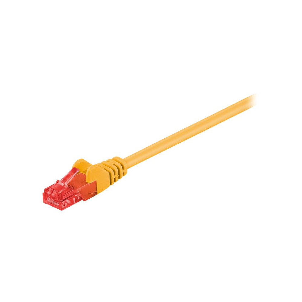 Produktbild för goobay patch-kabel - 25 m - gul
