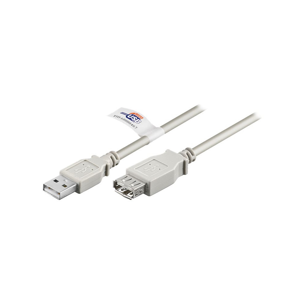 Produktbild för goobay - USB-förlängningskabel - USB till USB - 5 m