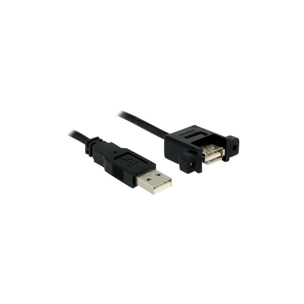 Produktbild för Delock - USB-förlängningskabel - USB till USB - 1 m