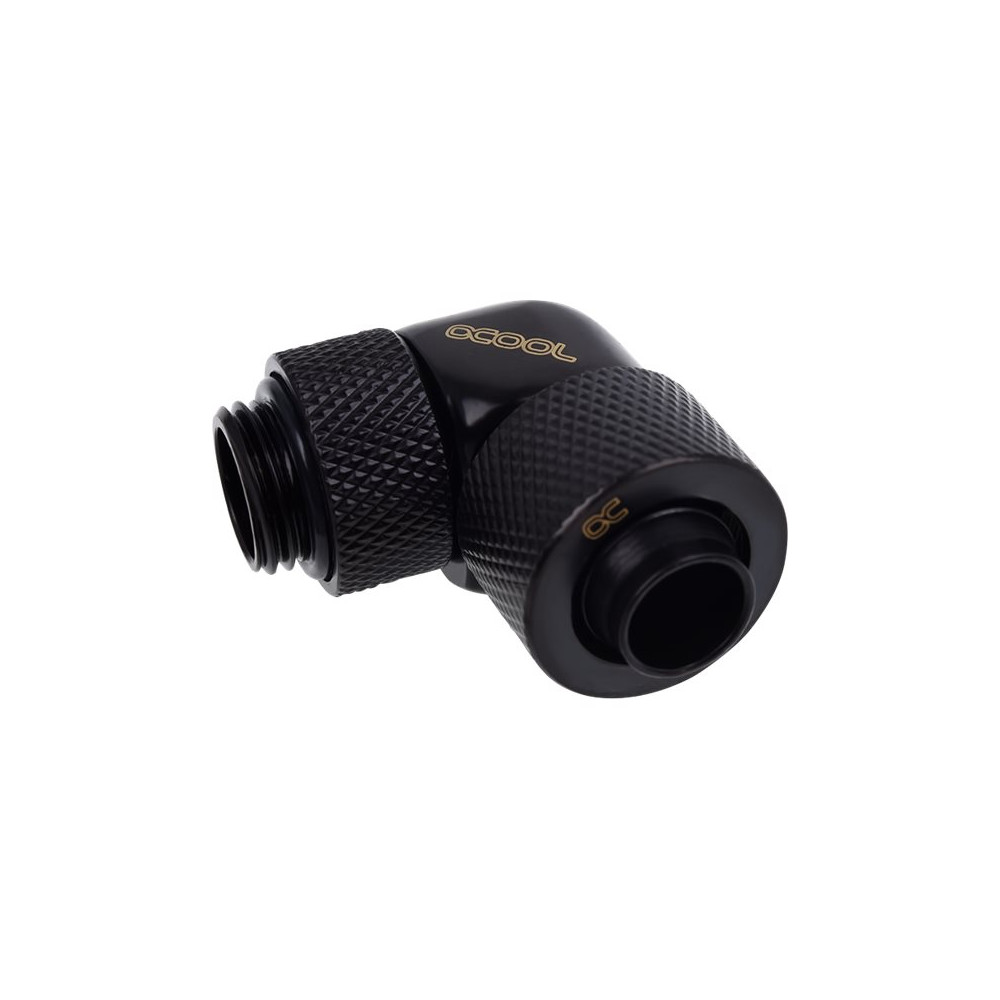 Produktbild för Alphacool Eiszapfen 13/10mm compression fitting 90° rotatable G1/4 - inpassning till vätskekylsystem