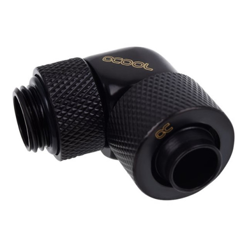 Alphacool Alphacool Eiszapfen 13/10mm compression fitting 90° rotatable G1/4 - inpassning till vätskekylsystem
