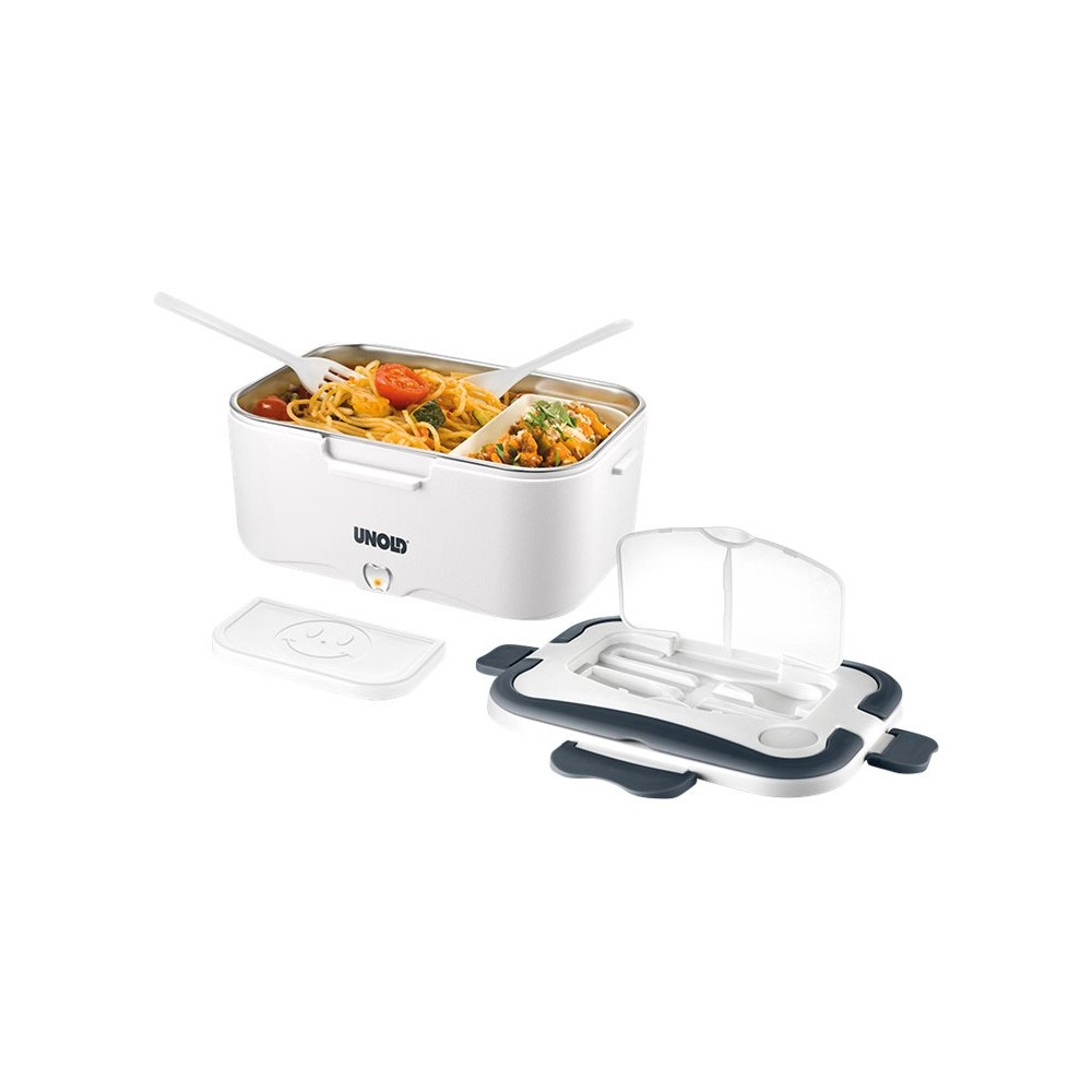 Produktbild för UNOLD 58850 - electric lunch box - vit / grå
