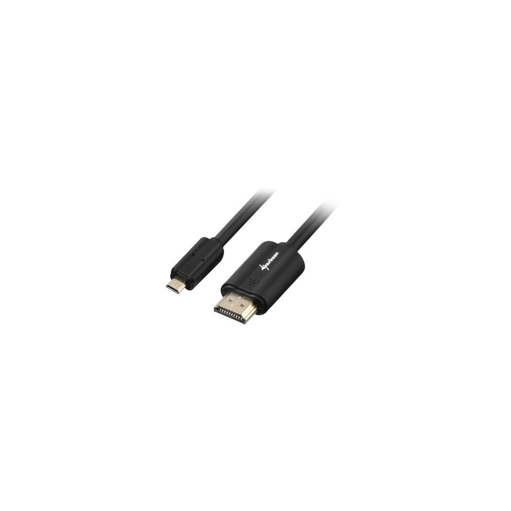 Produktbild för Sharkoon HDMI-kabel med Ethernet - 1.5 m