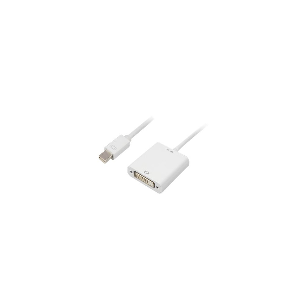 Produktbild för Sharkoon - videokort - Mini DisplayPort till DVI-D - 15 cm