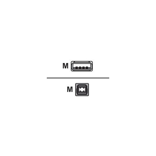 Sharkoon Sharkoon - USB-kabel - USB typ B till USB - 2 m