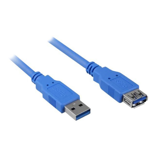 Sharkoon Sharkoon - USB-förlängningskabel - USB typ A till USB typ A - 3 m