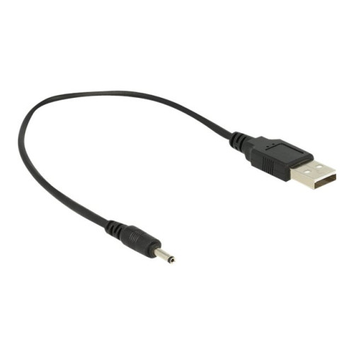 DeLOCK Delock - USB-/strömkabel - USB (endast ström) till Växelströmsjack 3,0 x 1,1 mm - 27 cm