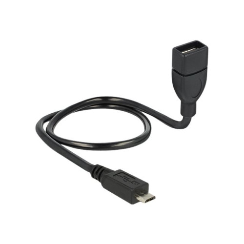DeLOCK Delock OTG ShapeCable - USB-förlängningskabel - USB till mikro-USB typ B - 50 cm