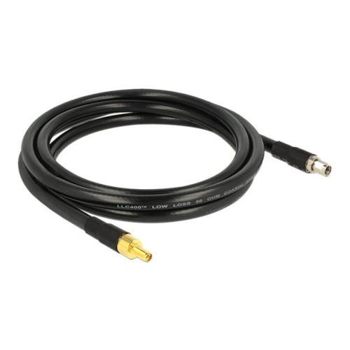 DeLOCK Delock CFD400 LLC400 low loss - antennförlängningskabel - 2 m - svart