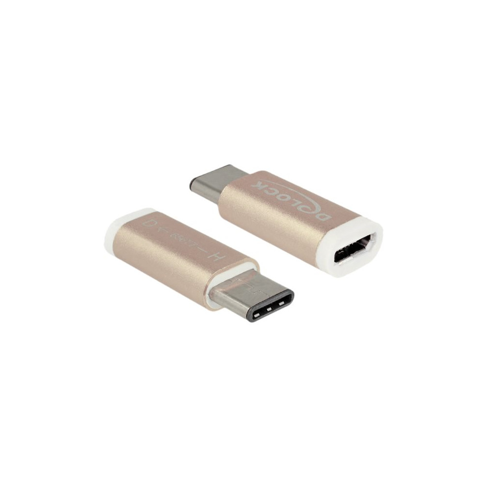 Produktbild för Delock - USB typ C-adapter - USB-C till mikro-USB typ B