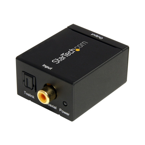 StarTech.com StarTech.com Digital koaxial SPDIF eller optisk Toslink till stereo RCA audio-konverterare - koaxial/optisk digital ljudkonverterare