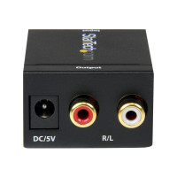Produktbild för StarTech.com Digital koaxial SPDIF eller optisk Toslink till stereo RCA audio-konverterare - koaxial/optisk digital ljudkonverterare