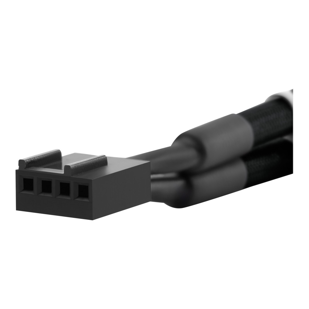 Produktbild för Noctua NA-SYC1 chromax.black - strömkabel till fläkt - 4-stifts PWM till 4-stifts PWM - 11.5 cm