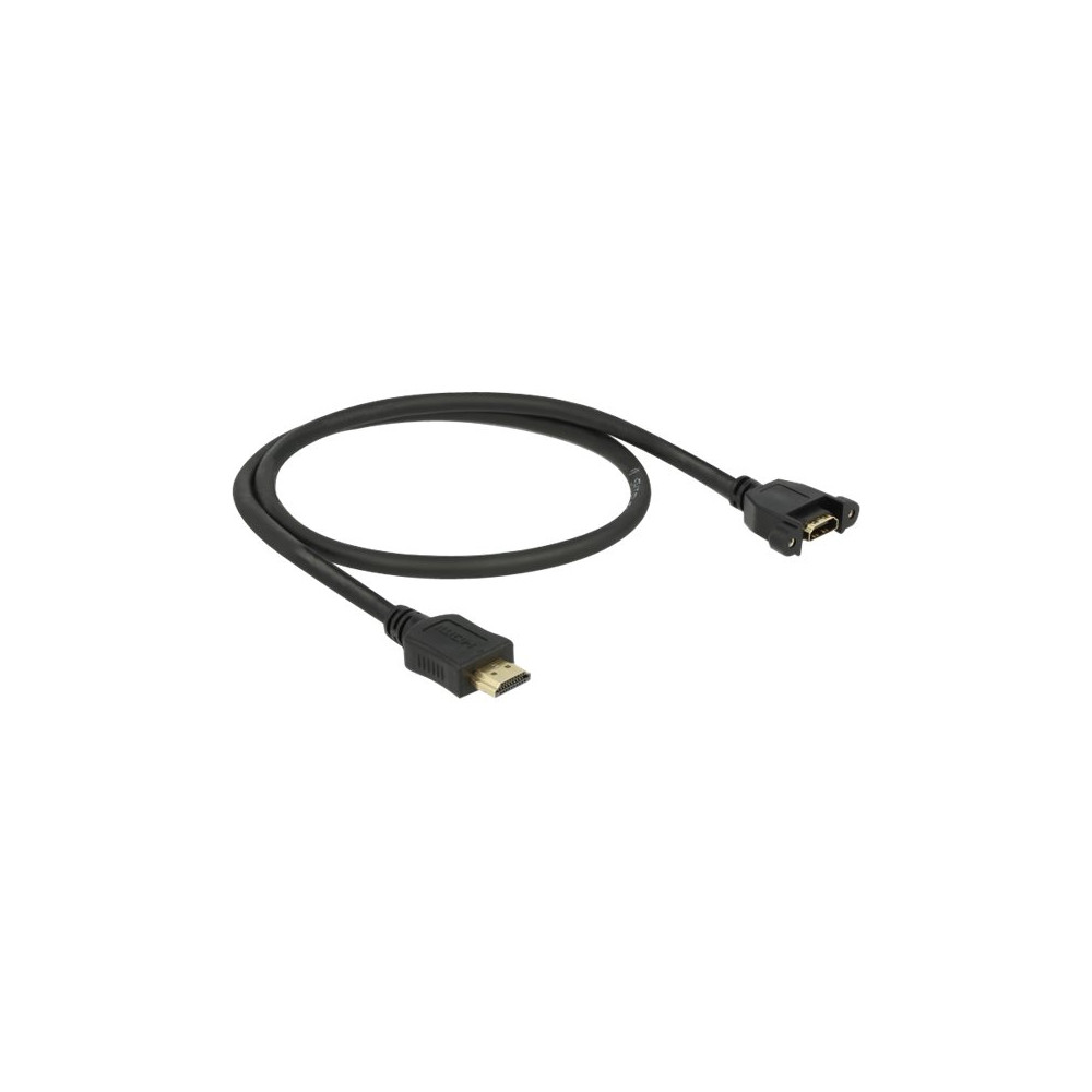 Produktbild för Delock HDMI-förlängningskabel med Ethernet - 50 cm