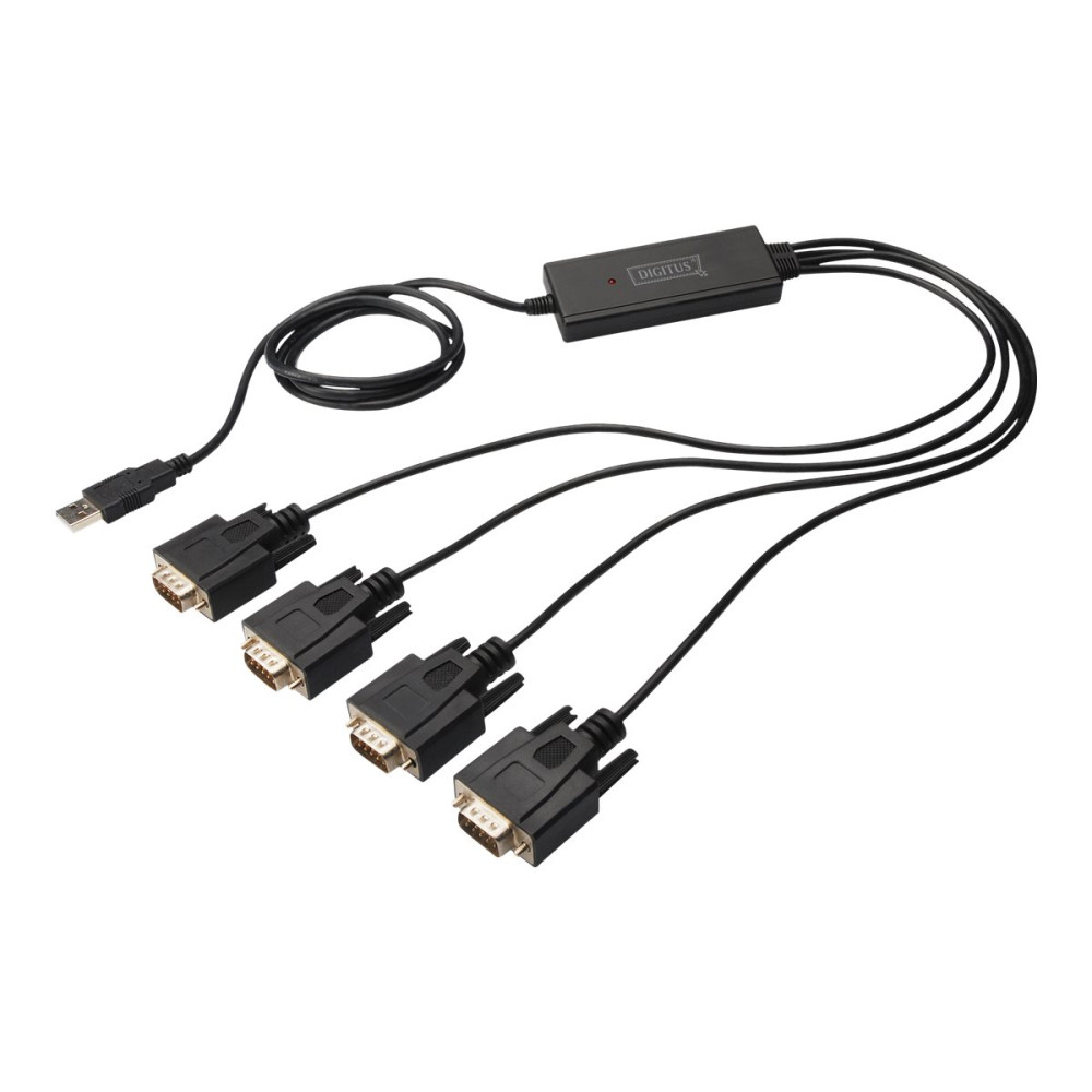 Produktbild för DIGITUS DA-70159 - seriell adapter - USB - RS-232 x 4