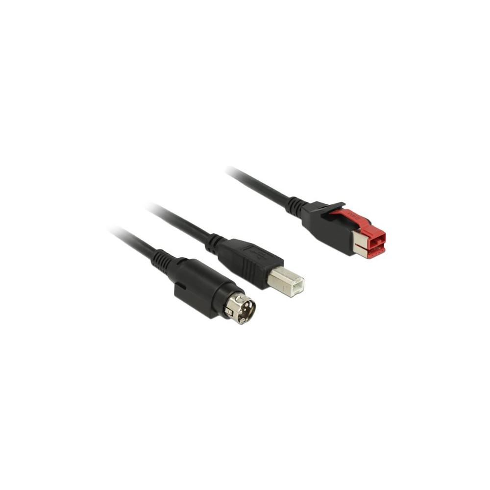 Produktbild för Delock - USB-kabel med egen strömförsörjning - 3 m