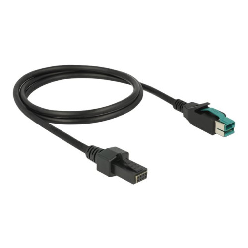 DeLOCK Delock - USB-kabel med egen strömförsörjning - USB PlusPower (12 V) till 8 stifts (2x4) PoweredUSB-fjärrsida - 1 m