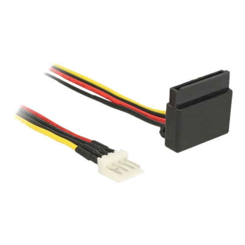DeLOCK Delock - strömadapter - 4 pin strömuttag för minimikontakt till SATA-ström - 30 cm