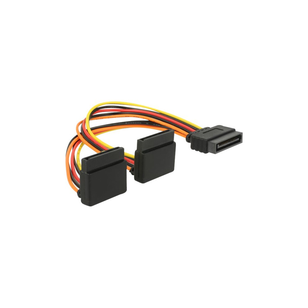 Produktbild för Delock - strömadapter - SATA-ström till SATA-ström - 15 cm