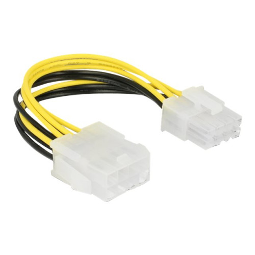 DeLOCK Delock - strömkabel - 8-stifts EPS12V till 8-stifts EPS12V - 15 cm
