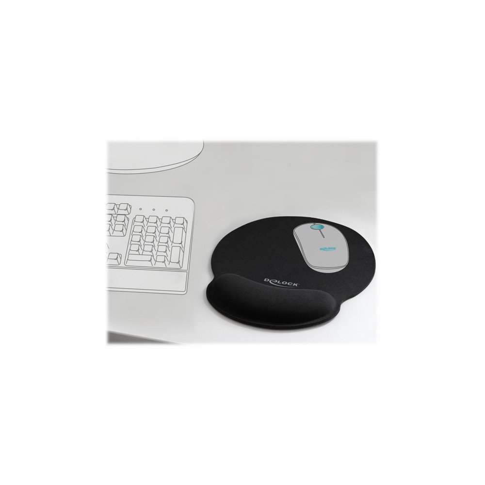 Produktbild för Delock Ergonomic - musmatta