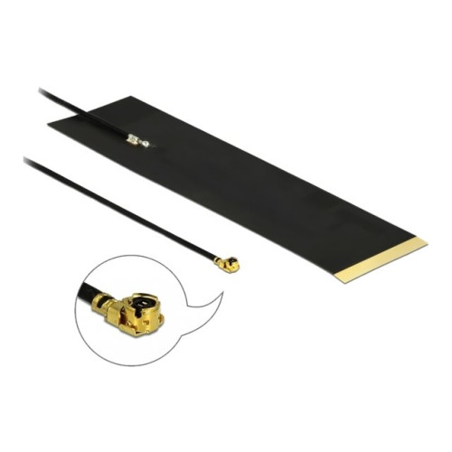 DeLOCK Delock LTE Antenna MHF I plug 1.9 - 3.9 dBi 1.13 15 cm FPC internal self adhesive - antenn