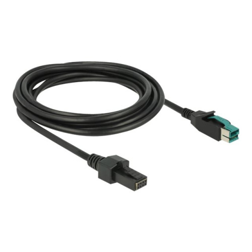 DeLOCK Delock - USB-kabel med egen strömförsörjning - USB PlusPower (12 V) till 8 stifts (2x4) PoweredUSB-fjärrsida - 3 m