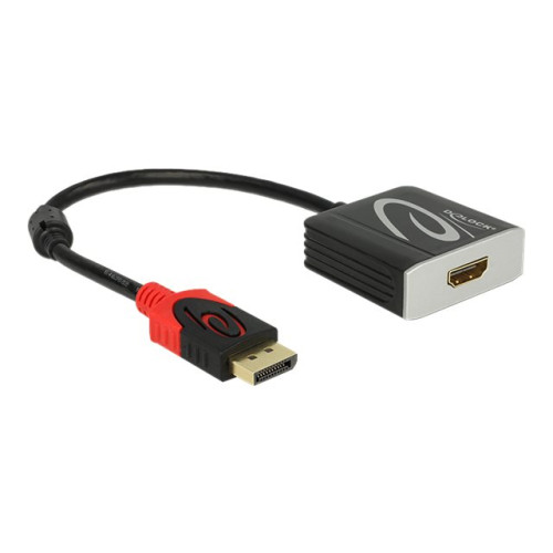 DeLOCK videokort - DisplayPort / HDMI - 20 cm - Adaptrar & Hubbar