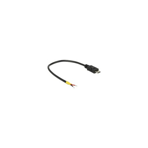 DeLOCK Delock - strömkabel - blank tråd till mikro-USB typ B - 15 cm