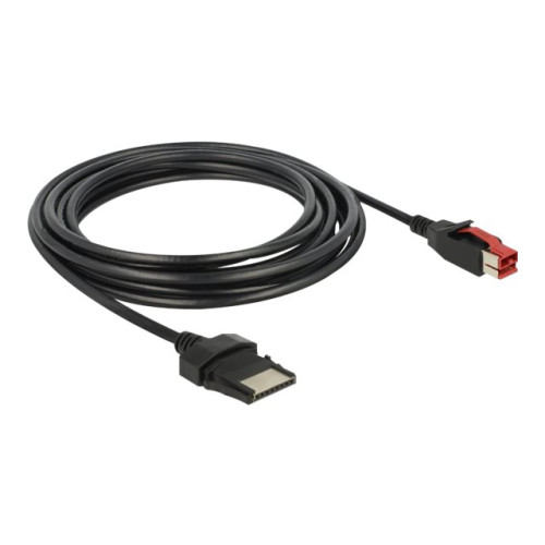 DeLOCK Delock - USB-kabel med egen strömförsörjning - USB PlusPower (24 V) till 8 stifts (1x8) PoweredUSB-fjärrsida - 4 m