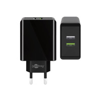 Produktbild för goobay strömadapter - USB - 28 Watt