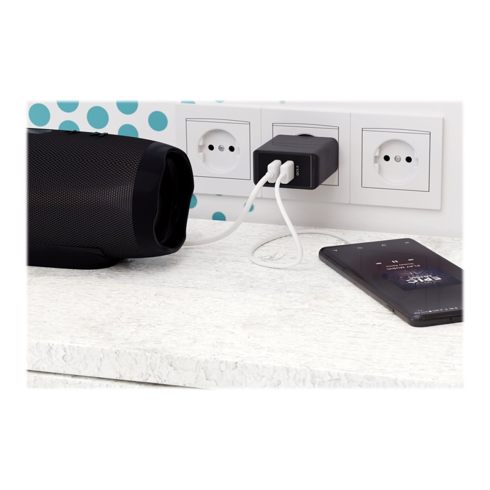 Produktbild för goobay strömadapter - USB - 28 Watt