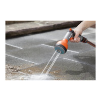 Produktbild för Gardena Classic Multi - spraypistol - svart, orange