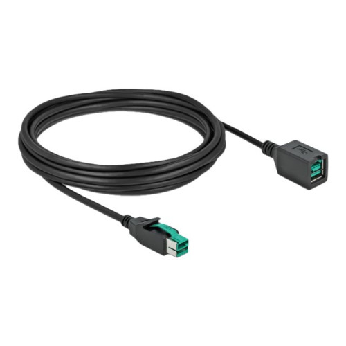 DeLOCK Delock - PoweredUSB förlängningskabel - USB PlusPower (12 V) till USB PlusPower (12 V) - 5 m