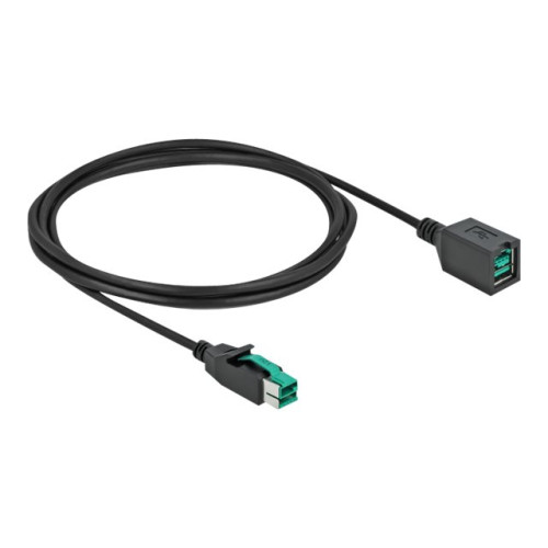 DeLOCK Delock - PoweredUSB förlängningskabel - USB PlusPower (12 V) till USB PlusPower (12 V) - 2 m